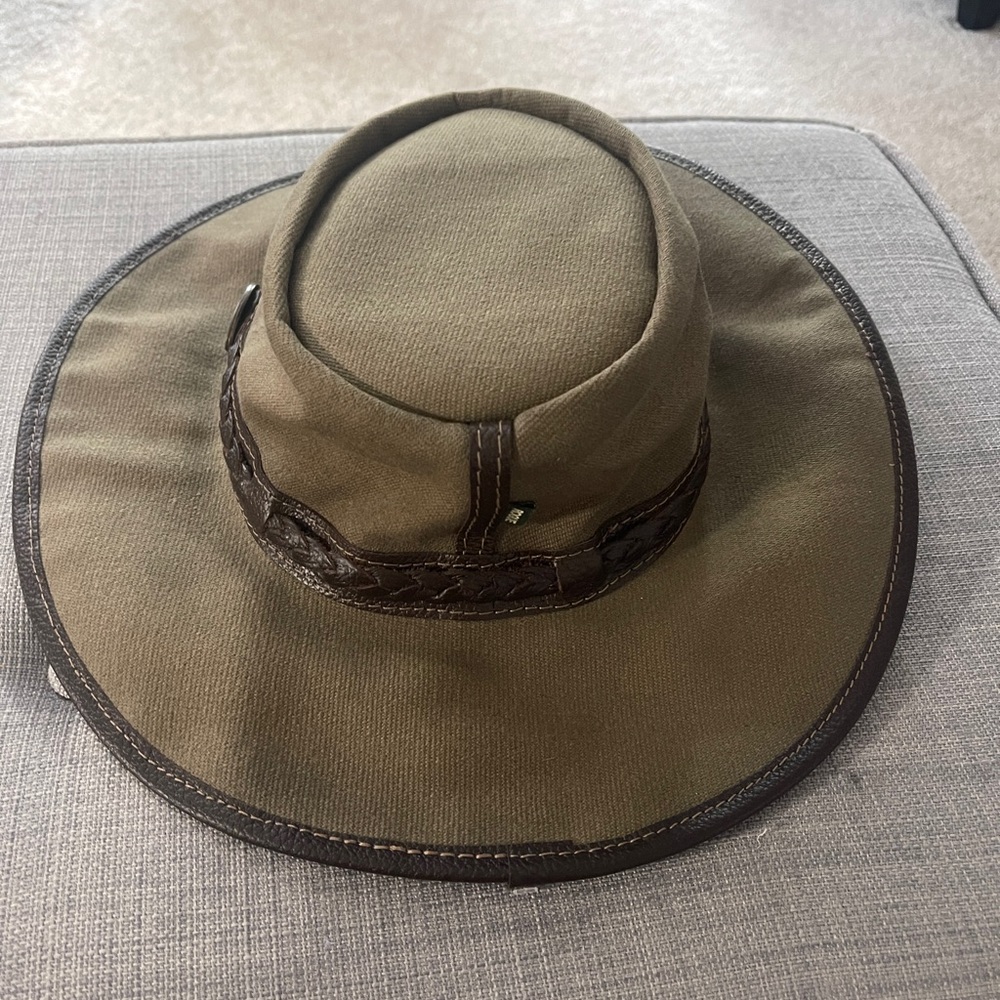 The Original ROGUE Tin Cloth Hat sz Medium